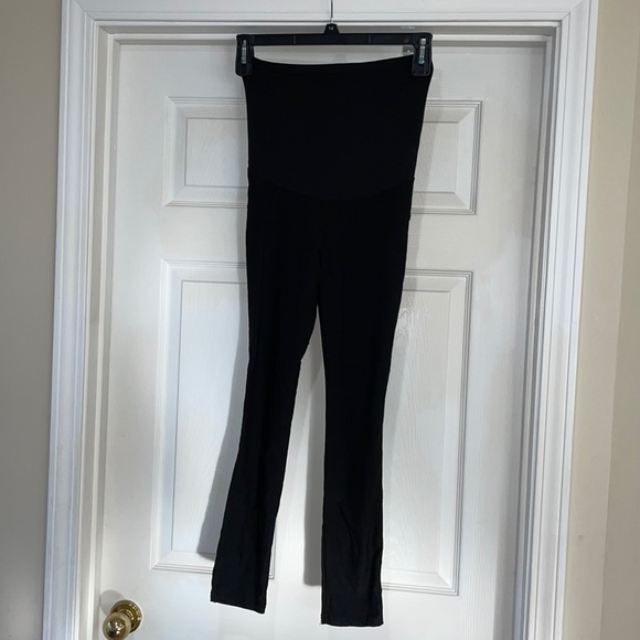 Soho Maternity size Medium leggings stretch knit with rhinestone accents - Picture 3 of 6